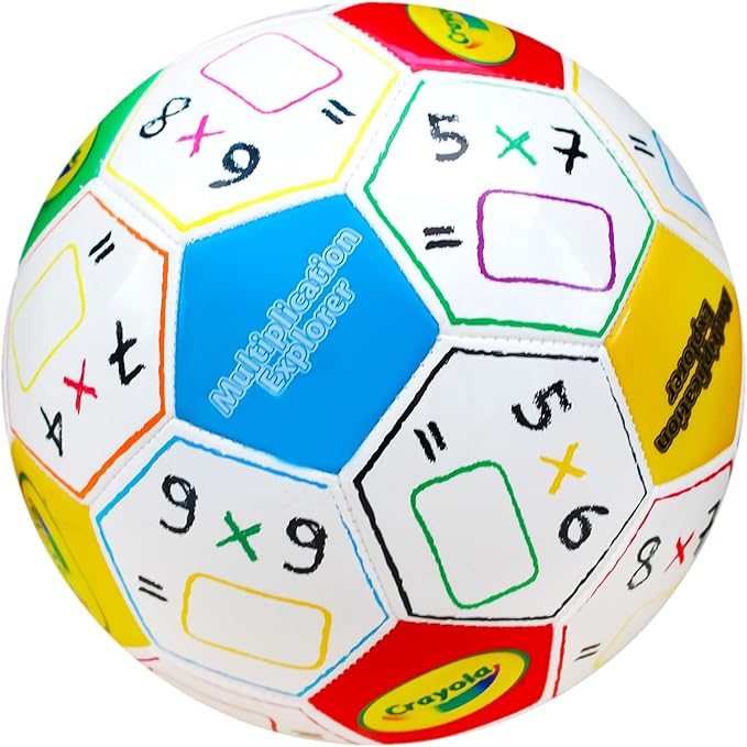 Crayola Official Soccer Ball - Unisex Kids - Multiplication Box Size 3