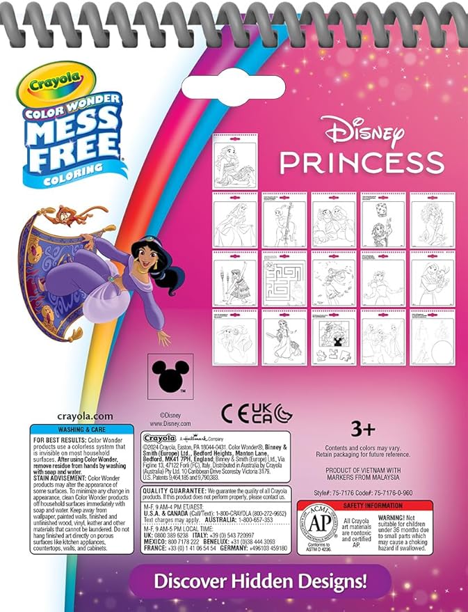 Crayola Disney Color Wonder Bundle (3 Pack), Essential Easter Basket Stuffer, Toddler Mess Free Activity Pads & Markers, Disney Coloring Toys, Easter Gift, 3+