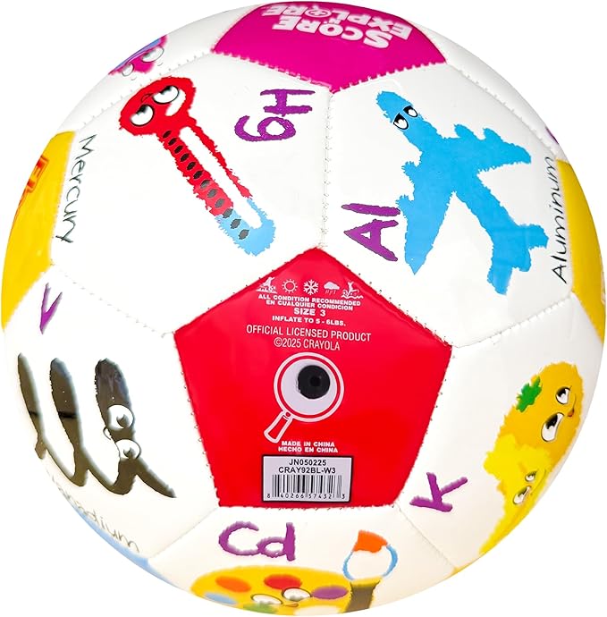 Crayola Official Soccer Ball - Unisex Kids - Element Size 3