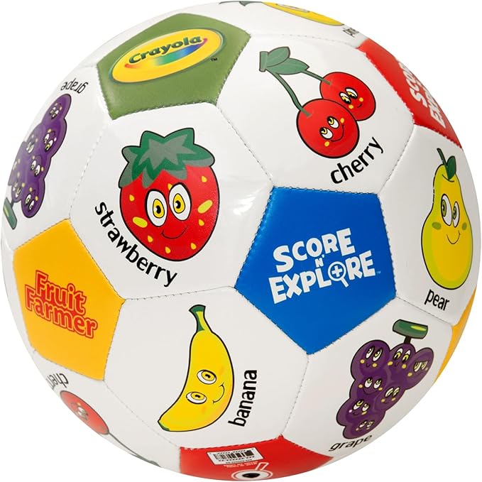 Crayola Official Soccer Ball - Unisex Kids - CRAY85BL Fruits Size 5