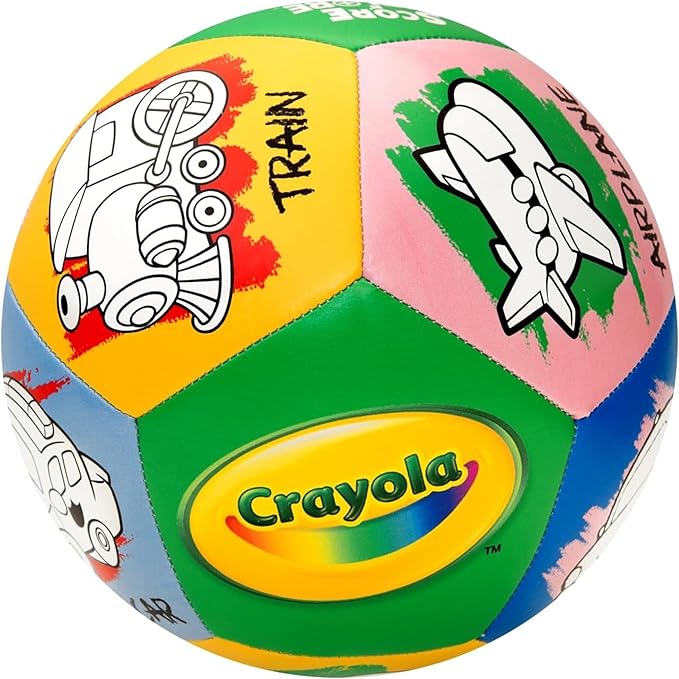 Crayola Official Soccer Ball - Unisex Kids - CRAY203BL Transportation Size 5