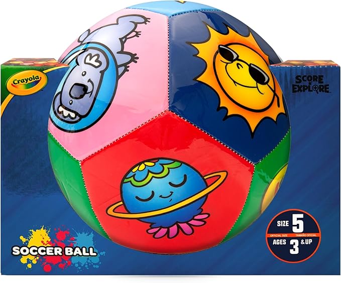 Crayola Official Soccer Ball - Unisex Kids - CRAY85BL Fruits Size 5