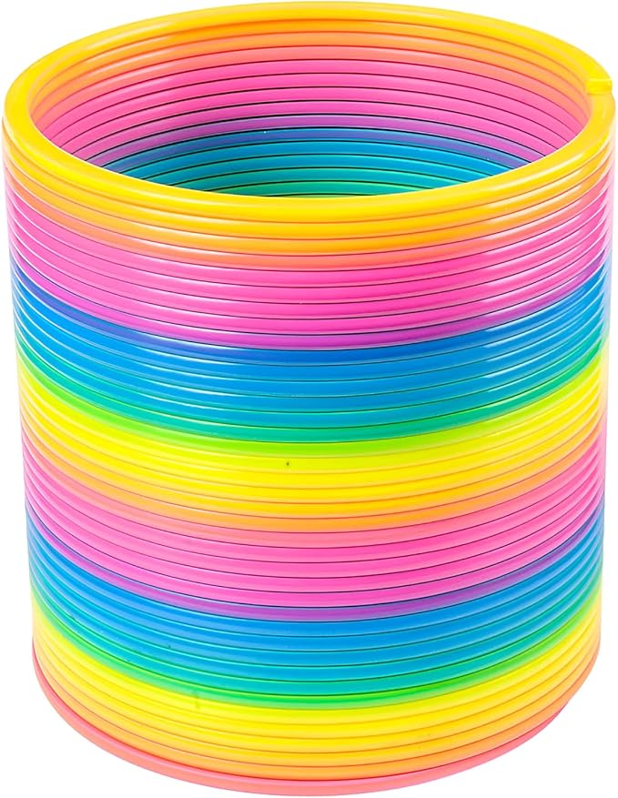 Rhode Island Novelty 7" (175MM) Rainbow Jumbo Coil Spring