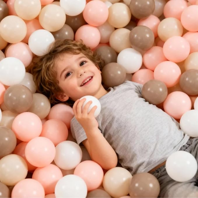 GOGOSO Ball Pit Balls for Toddlers Kids Plastic Balls for Ball-Pit Playpen Pool Baby Play Pastel BPA-Free Non Toxic Play Pastel Crush Proof Bal 50 100 200 500 1000 Count