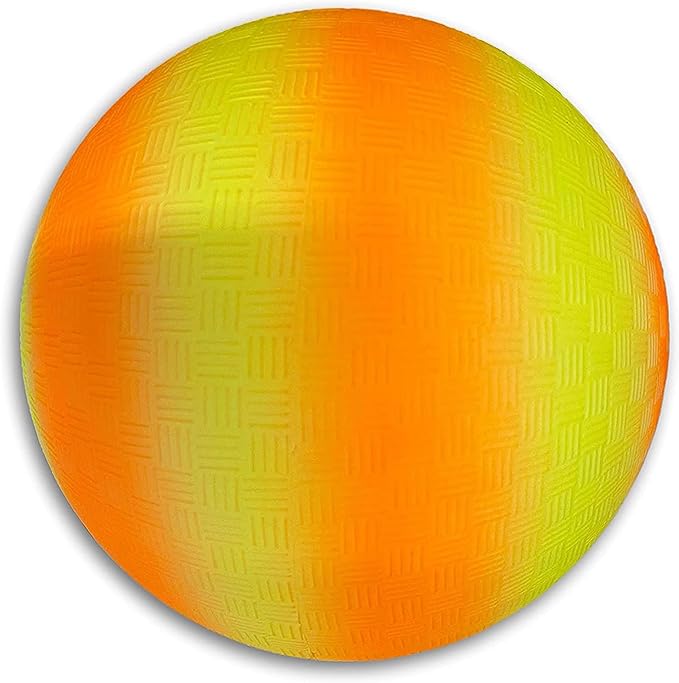 Toys+ 8.5 Inch Playground Balls Red, Blue, Green, Yellow and Rainbow!