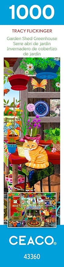 Ceaco - Garden Shed Greenhouse - 1000 Piece Jigsaw Puzzle