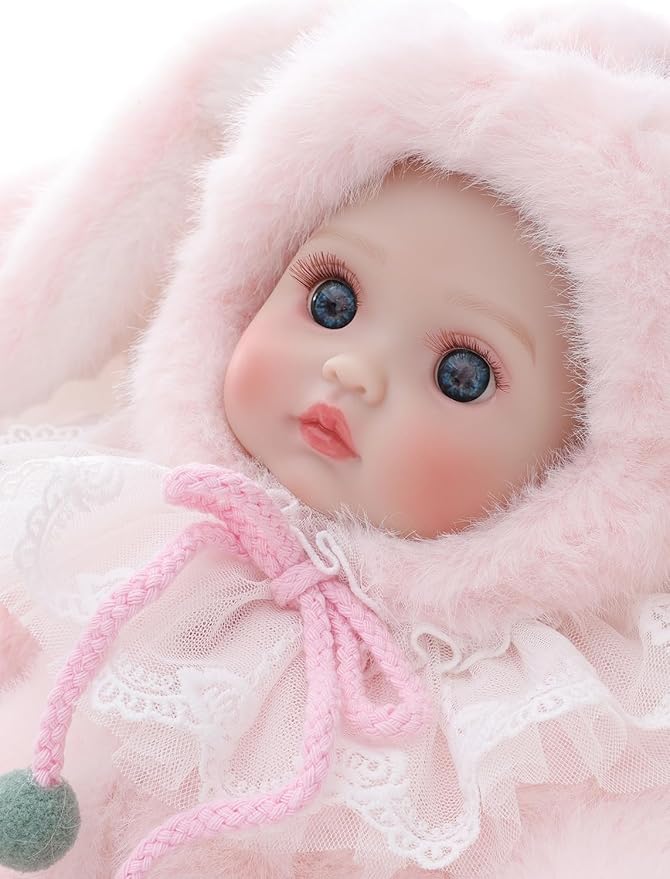 Baby Dolls, 15 Inch Realistic Soft Body Baby Doll Real Life Baby Dolls with Accessories, for 3+ Year Old Girls, Pretend Play, Collection, Gift-Ready (Light Pink)