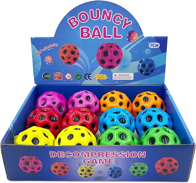 Super Bouncing Ball,Children's Super Hot, Easy to Grasp and Capture Suitable for Children of All Ages, Indoor and Outdoor Games