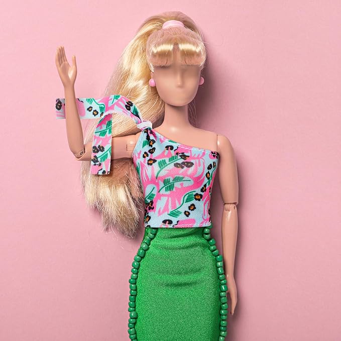 Bencailor 6 Pcs Doll Clothes for 11.8 Inch Doll Clothing Outfit Accessories Winter Coat Tops Swimwear T Shirt Dress Outfit Birthday Gift(Graceful Style,Light Color)
