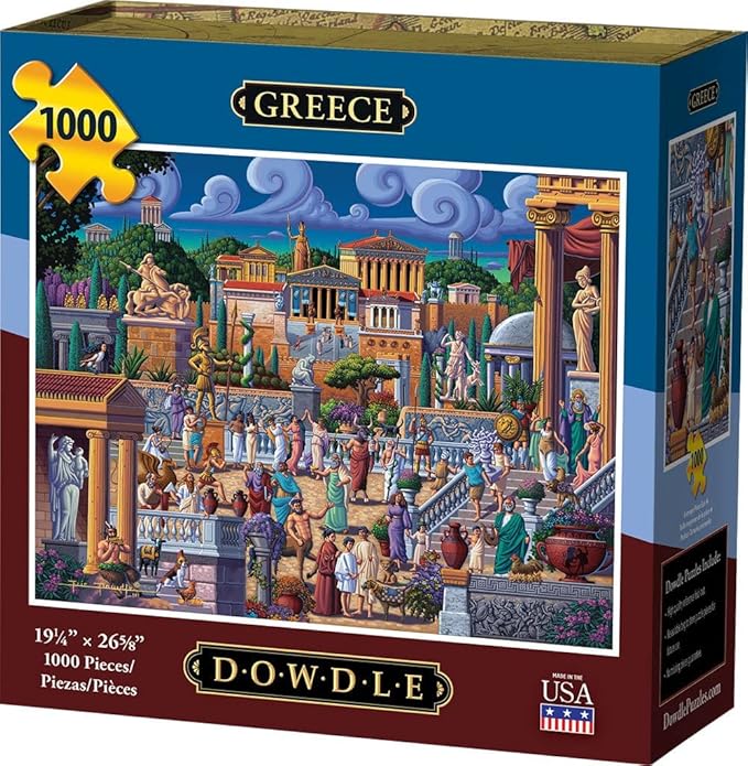 Dowdle Jigsaw Puzzle - Greece - 1000 Piece