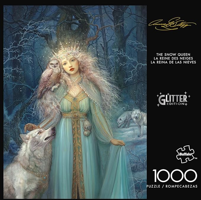 Buffalo Games - Annie Stegg Gerard - The Snow Queen - 1000 Piece Jigsaw Puzzle for Adults - Challenging Puzzle Perfect for Game Nights - Finished Size is 26.75 x 19.75