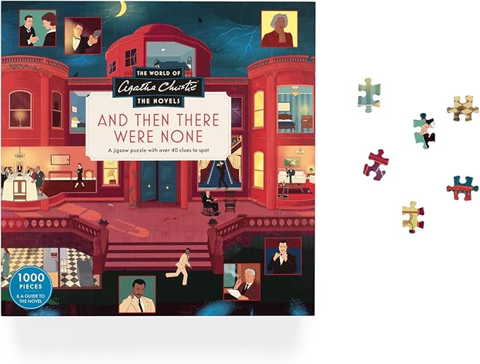 The World of Agatha Christie: and Then There were None: A 1000-piece Jigsaw Puzzle Illustrated by Ruby Ash