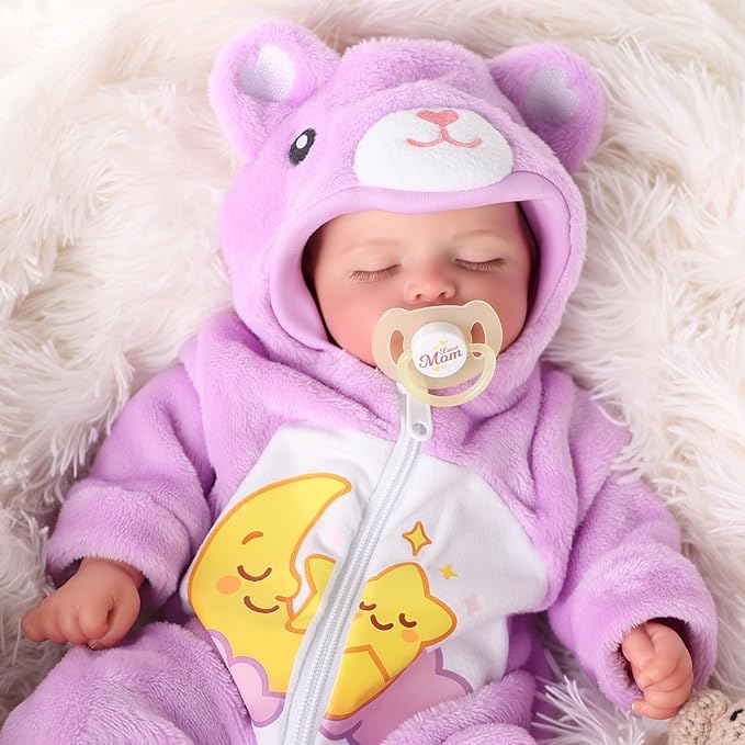 BABESIDE Lifelike Reborn Baby Dolls, 20 Inch Realistic Newborn Baby Doll with Poseable Body, Real Life Baby Dolls with Accessories Gifts for Kids Age 3+ & Collection