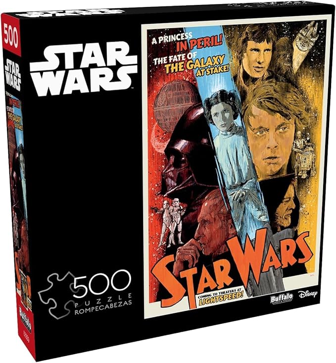 Buffalo Games - Star Wars - The Fate of The Galaxy at Stake! - 500 Piece Jigsaw Puzzle for Adults -Challenging Puzzle Perfect for Game Nights - Finished Size is 21.25 x 15.00