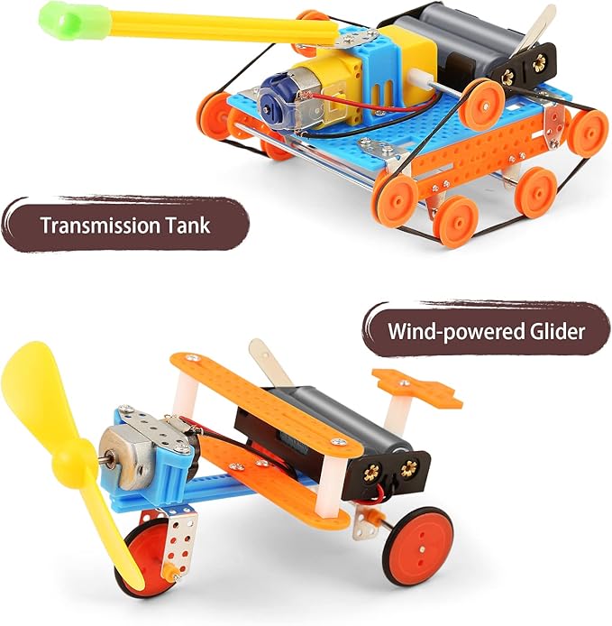 STEM Science Kits for Kids 8-12, Robotics Robot Building Car Kit STEM Toys for Boys Robots Craft 8-10, Science Activities Experiment Engineering Project Electronics 8 10 12 14 Year Old Boy Gifts