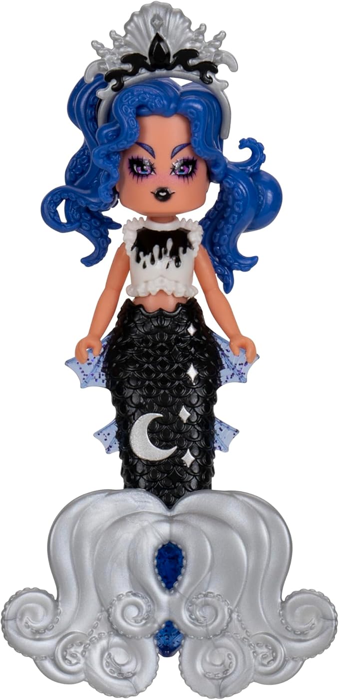 Royale High 3” Dark Mystic Mermaid Fashion Doll - 1 Figure with 9 Fashion Accessories - Virtual Item Code Included - Series 3 - Ages 5+