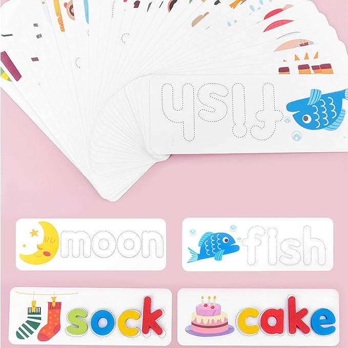 Alphabet Puzzle Toy Learning Educational Toys Spell Letter Matching Game for Preschool Toddlers Kids, Christmas Birthday Gifts