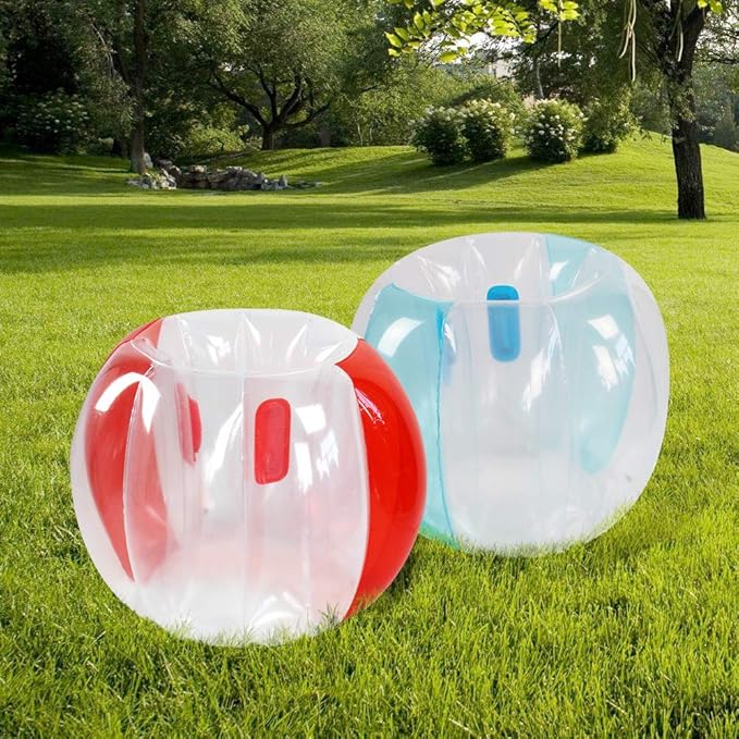 XBEN Inflatable Bumper Balls (2-Pack) – 47" Giant Human Hamster Ball for Kids & Adults – Durable PVC, Safe Outdoor Play – Team Games, Pool Parties, Backyard Fun – Great Gift Idea