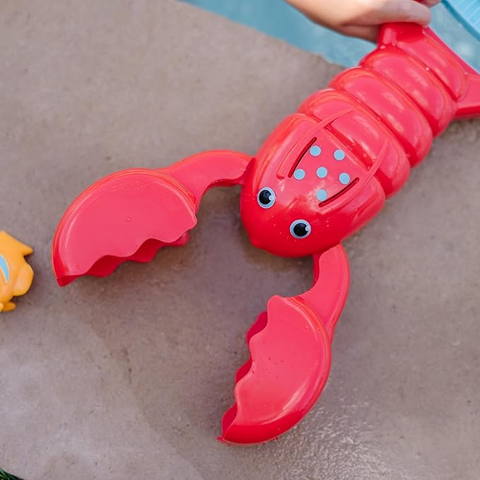 Melissa & Doug Sunny Patch Louie Lobster Claw Catcher - Grab-and-Squeeze Pool Toy
