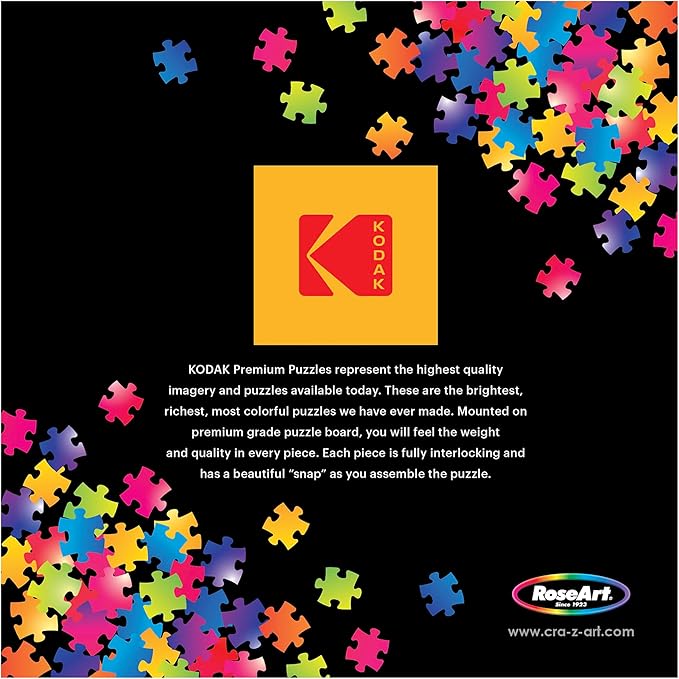 RoseArt - Kodak Premium - Village Areopoli - 1000 Piece Jigsaw Puzzle for Adults