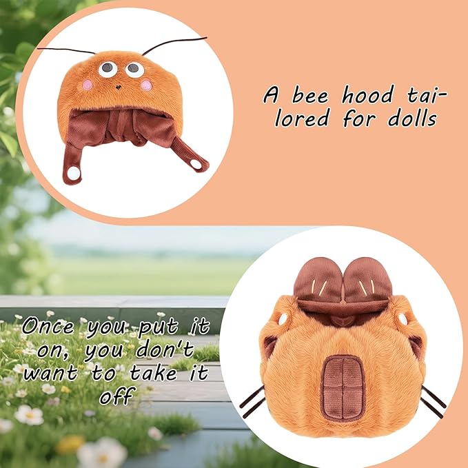 Cockroach Costume for 6.7 Inch (17cm) Dolls,Funny Clothes,Halloween is not Scary, just Cute,Great for Collectors and Costume，Heavy Taste Players