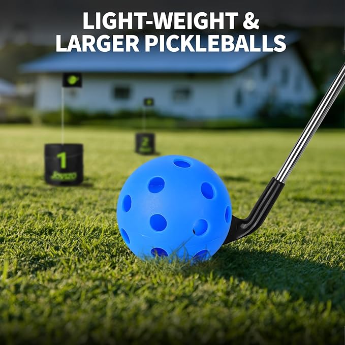 Backyard Golf Game Set, 6 Hole Portable Golf Yard Game with Flags, Balls, Club and Scoreboard, Outdoor & Indoor Lawn Practice Game for Family and Friends