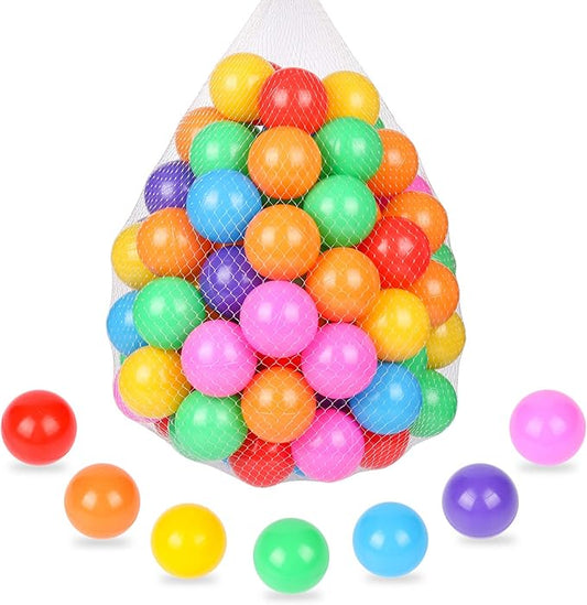 TRENDBOX Ball Pit Balls Plastic Balls for Ball Pit Pool Playpen Babies Kids Children Birthday Parties