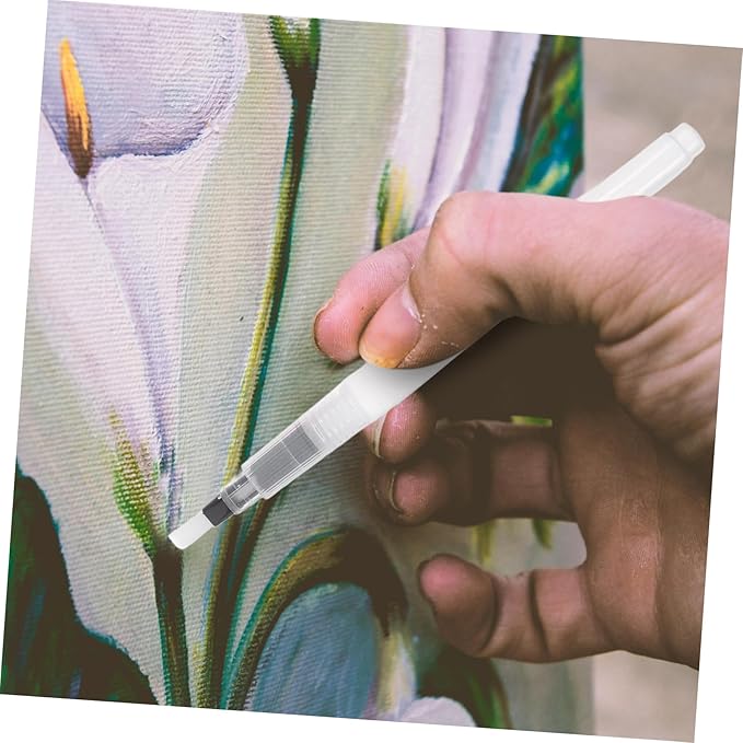 jojofuny 1 Set Texture Paper for Crafts: DIY Art Kits with Pen- Kids Crafting Supplies Include Heart Texture Painting Sponges and Pens