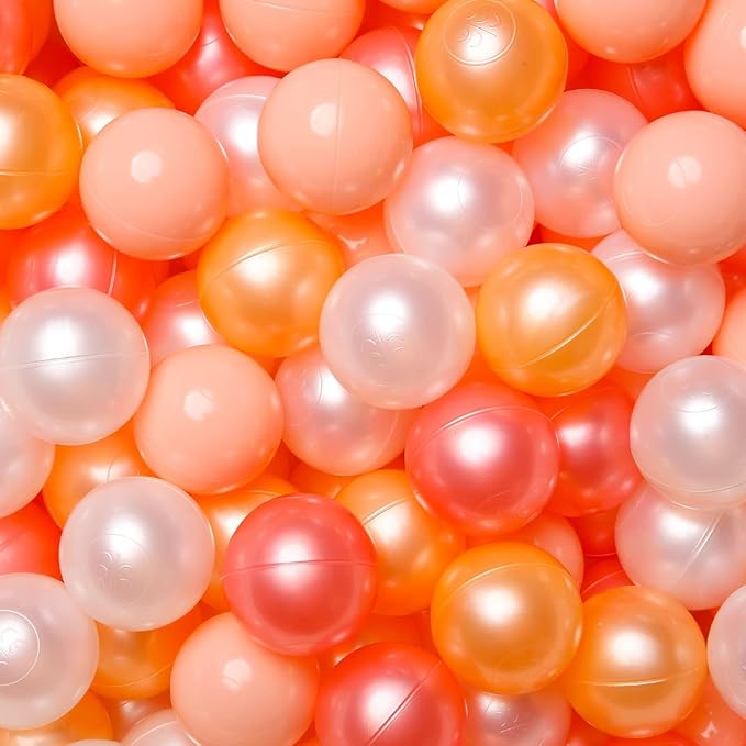 GOGOSO Ball Pit Balls for Toddlers Kids Plastic Balls for Ball-Pit Playpen Pool Baby Play Pastel BPA-Free Non Toxic Play Pastel Crush Proof Bal 50 100 200 500 1000 Count