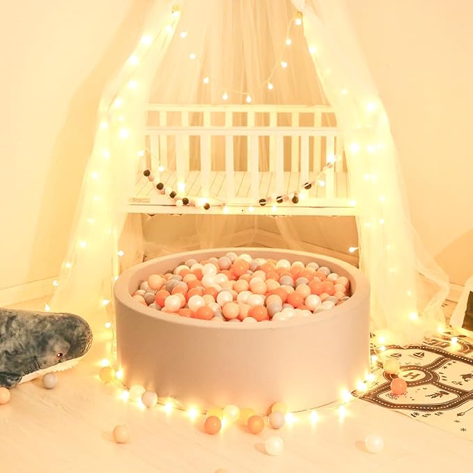 GOGOSO Ball Pit Balls for Toddlers Kids Plastic Balls for Ball-Pit Playpen Pool Baby Play Pastel BPA-Free Non Toxic Play Pastel Crush Proof Bal 50 100 200 500 1000 Count