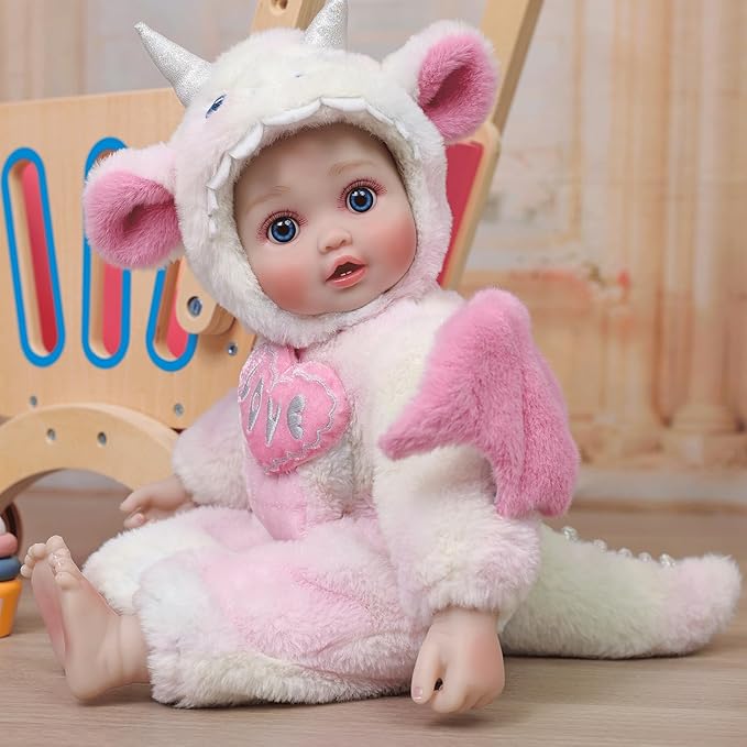 Baby Dolls, 18inch Large Realistic Cute Soft Body Baby Doll Real Life Baby Dolls with Accessories for 3+ Year Old Girls Gifts, Pretend Play, Collection, Love Slogan Design