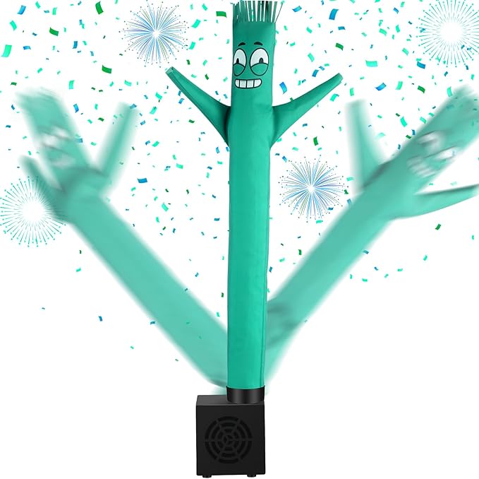 Poen Easter Gifts for Kids Mini Wacky Waving Inflatable Tube Guy with Blower Gag Toy Gift Inflatable Tube Man Birthday Desktop Decor Dancing Blow up Man for Office Party Decor(Wacky)