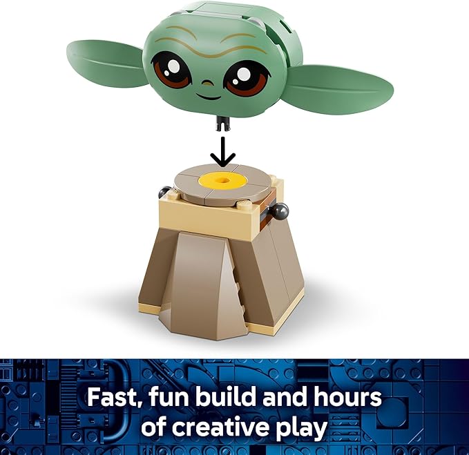 LEGO Star Wars Grogu’s Homestead Building Toy for Boys & Girls - The Mandalorian Pretend Play Set W/Sorgan Frog & Poseable Grogu Figures for Preschool Kids, Ages 4+ - Gift Idea for Birthdays - 75443