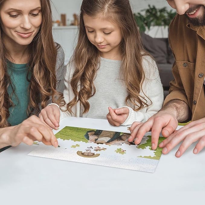 Custom Puzzle from Photos 200/300/500/1000 Pieces Personalized Puzzles for Family, Wedding, Chrisrmas, Gifts