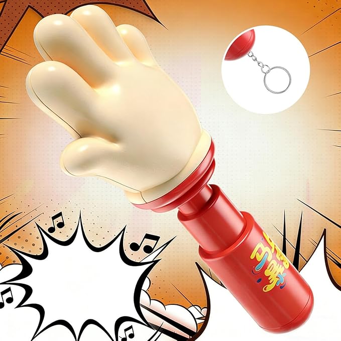 Prank Toys - Hand Design Funny Gadget, 1 Piece Manual Trigger Device with Auditory Feedback, Comedic Prop with Sound Module, Novelty Hardware, Trick Accessory for Office, Party and Social Gathering