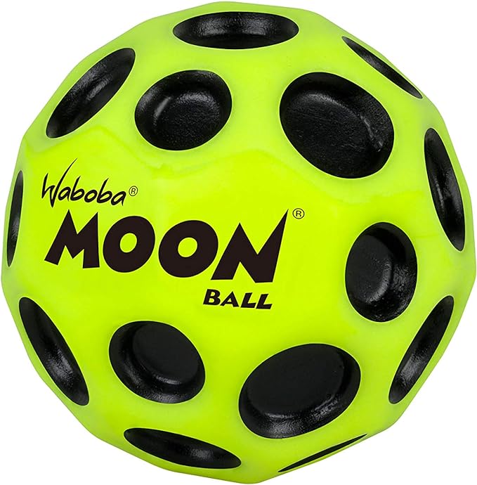 Waboba The Original Moon Ball - Hyper Bouncy Ball – Makes Pop Sound When Bounced - All Ages Extreme Bounce & Fun - Perfect for Active Play & Indoor or Outdoor Games