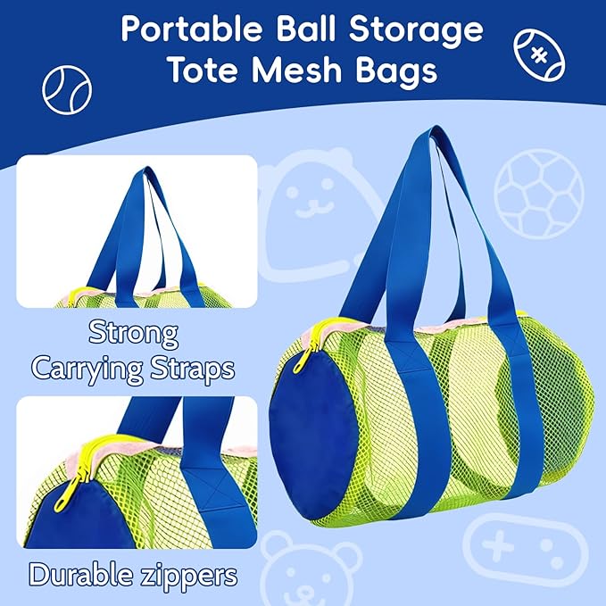 6 Pack Balls for Toddlers 1-3, Sports Balls for Kids & Baby with Pump & Carry Bag, Soft Mini Football, Soccer, Basketball, Baseball, Volleyball, 1 2 3 4 5 6 Year Old Indoor Outdoor Toys Birthday Gift