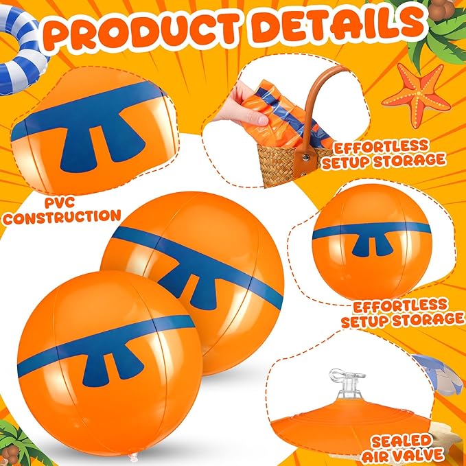 Soulchen 12 Pack Anime Beach Ball 8 Inch Inflatable Beach Balls Bulk Cartoon Blow up Summer Pool Toys for Adults Game Party Favors for Birthday Summer Outdoor Anime Birthday Pool Party Supplies
