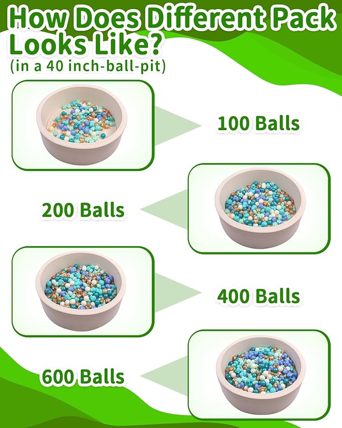 TRENDPLAY Ball Pit Balls Shapes Pastel, Duck Star Shape Non Toxic for Toddlers Kids Baby Girls Boys Dogs Soft Play,Party, 50 100 200