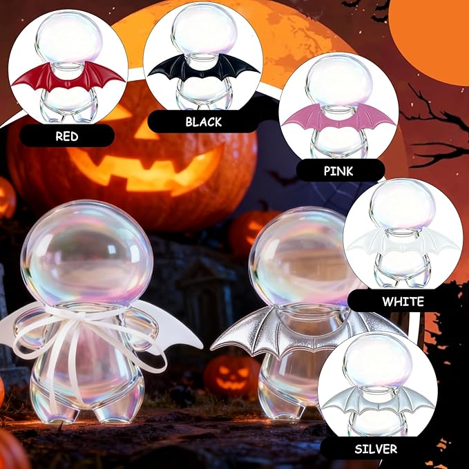 Creative Doll Accessories, 5-Piece Set of Adorable Wings, Suitable for Dolls Between 3.94-6.69 Inches (10-17 Cm), Rope-Bound, Giving Them a Pair of Wings (Doll Not Included)