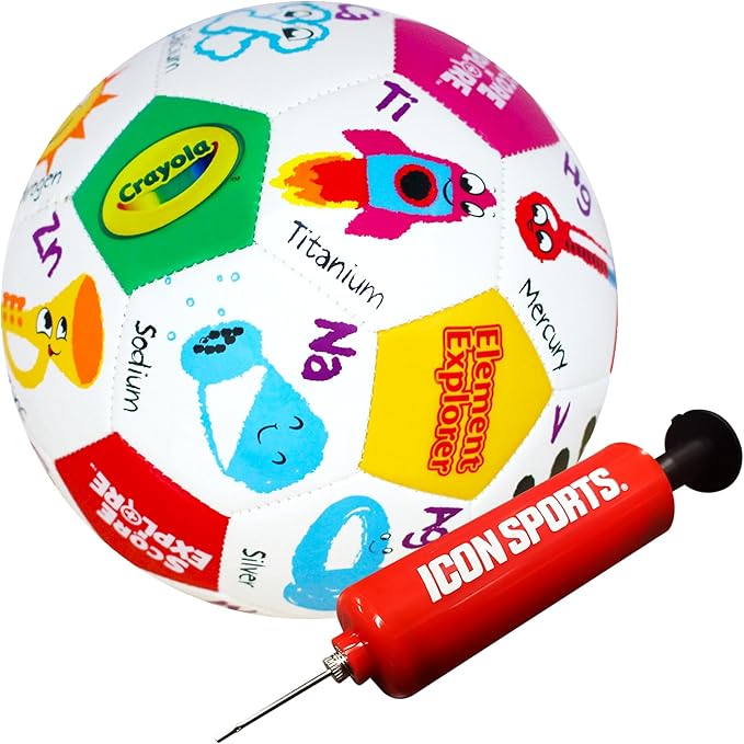 Crayola Official Soccer Ball - Unisex Kids - Element Size 3