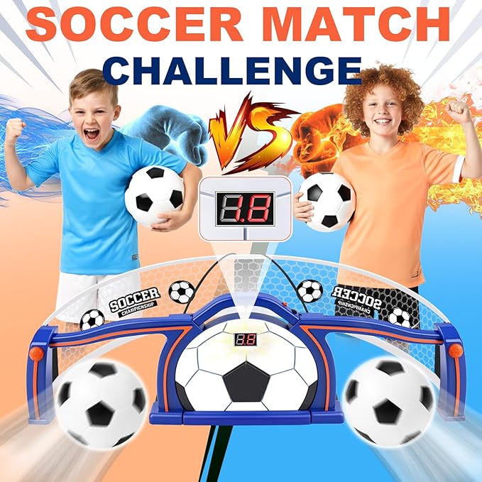 Dreamon Kids Soccer Trainer - Indoor Soccer Training Equipment for Parties & Home Play, 2 Game Modes with Auto-Scoring, Soccer Training for Footwork & Reaction Speed, Soccer Gifts for 6+ Year Old Boys