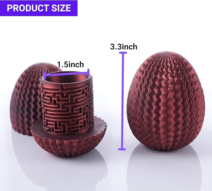 Maze Egg Money Puzzle Gift Box: Available in 4 Unique Internal Designs - Secret Cash Holder & Surprise Gift Container for Easter, Birthday, Wedding - Fun Brain Teaser Toy for Kids & Adults