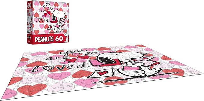 RoseArt - Peanuts - You are So Loved - 100 Piece Jigsaw Puzzle for Kids and Adults