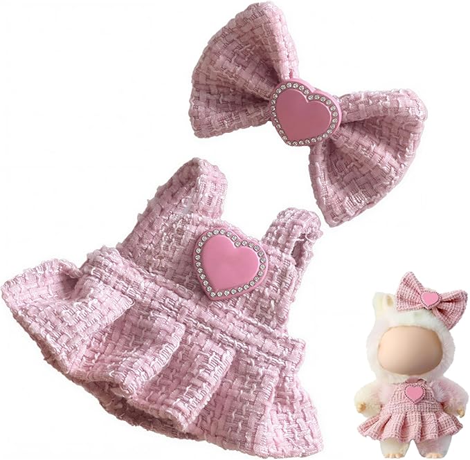6.7 Inch Doll Cute Clothing Set with Accessories The for Birthdays Christmas and More for Doll Lovers Style_14