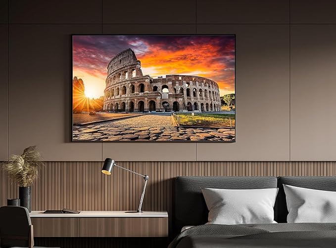 Jigsaw Puzzles 2 Pack 1000 Pieces Colosseum & Trevi Fountain Nature Impossible Challenging Puzzles for Home Decor Birthday Gifts Toy for Men Women