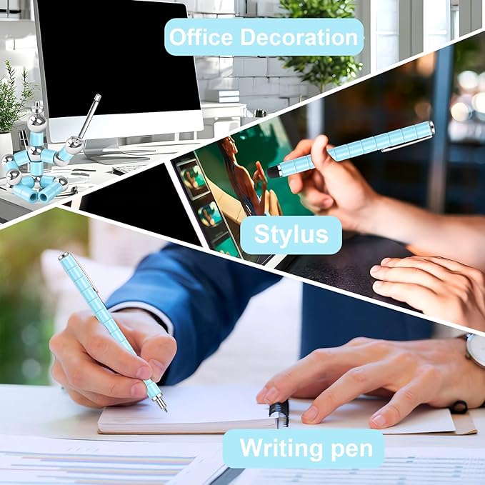 Fidget Pens Gifts for Teen Boys - Easter Basket Stuffers Desk Accessories for Men, Unique Birthday Gifts for Teenage Boys Girls, Cool Gadget Stuff Stress Relief Toys for Adults Office Worker Desk Toy