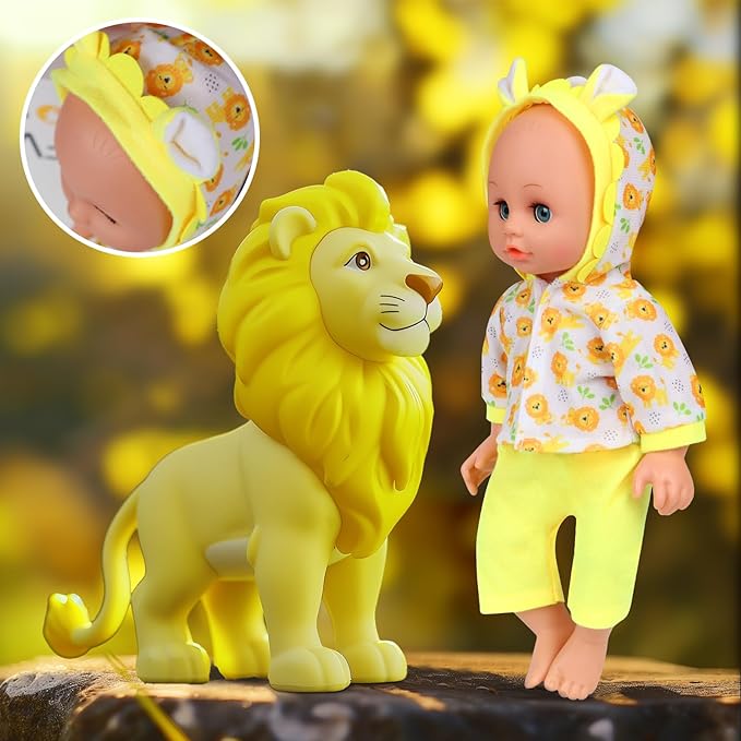 ARTST Baby Doll Clothes,12 inch Doll Clothes[8 Sets Animal Styling ] for 10/11/12 inch Baby Girls Boys(8 Set)