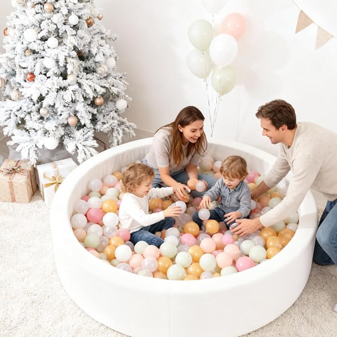 STARBOLO Ball Pit Balls for Toddlers Phthalate Free BPA Free Non-Toxic Crush Proof Play Balls for Toddlers Kids Pool Playhouse Pack of 100 200 500