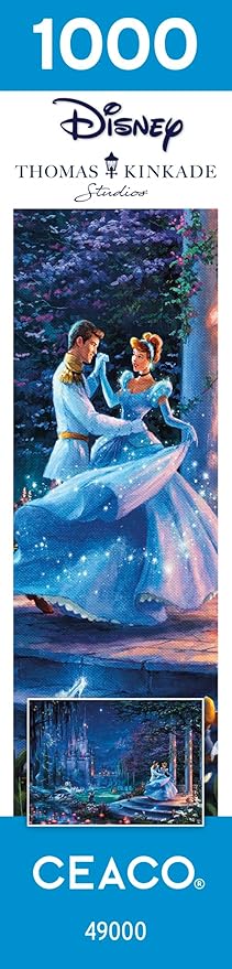 Ceaco - Thomas Kinkade - Disney - Cinderella - Dancing in The Starlight - 1000 Piece Jigsaw Puzzle